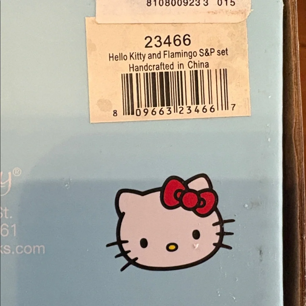 Hello Kitty Flamingo salt n pepper Set - Pink and White - Picture 6 of 6
